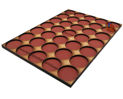 Round Base to Square Movement Tray