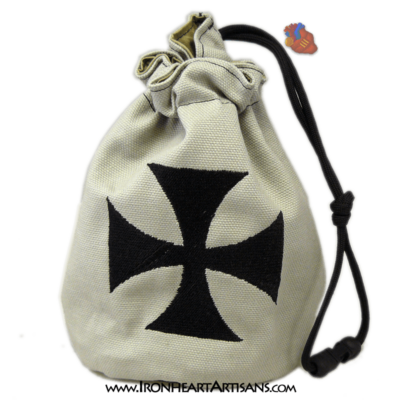 German Grey Maltese Cross Dice Bag