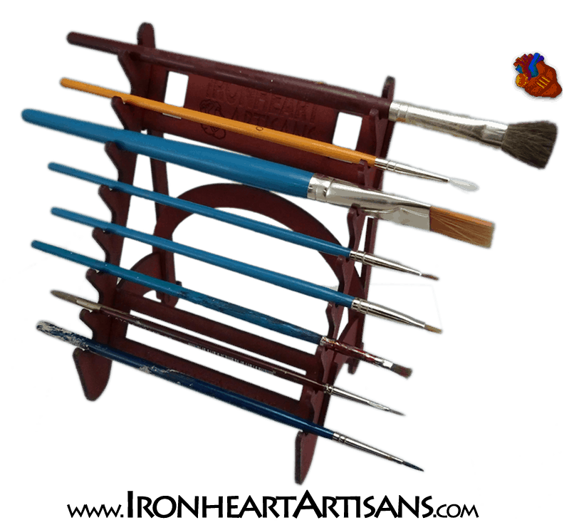 4 Tier Stepped Paint Rack - Ironheart Artisans