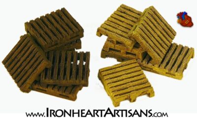 28mm scale terrain Wooden Pallets (set of 12)