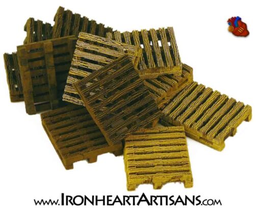28mm scale terrain Wooden Pallets (set of 12) - Image 2