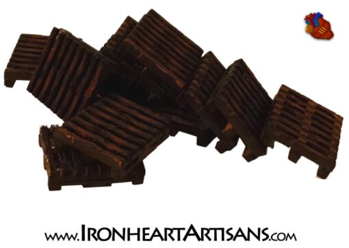 28mm scale terrain Wooden Pallets (set of 12) - Image 3