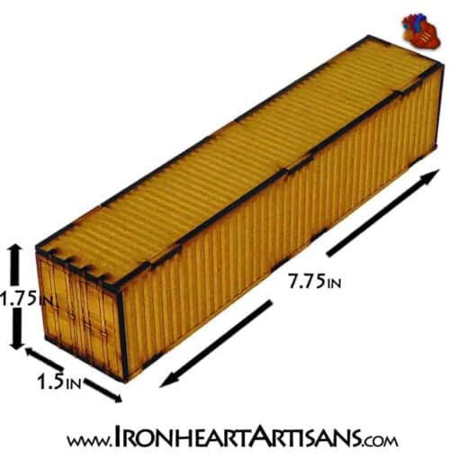 40ft Shipping Container 28mm scale Terrain - Image 8