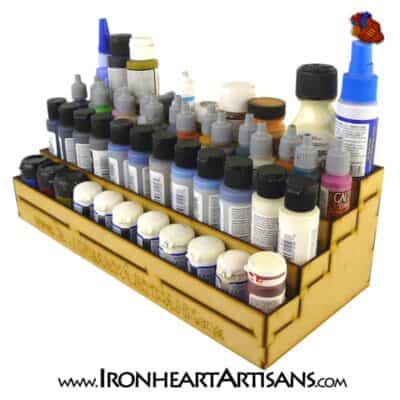 4 Tier Stepped Paint Rack