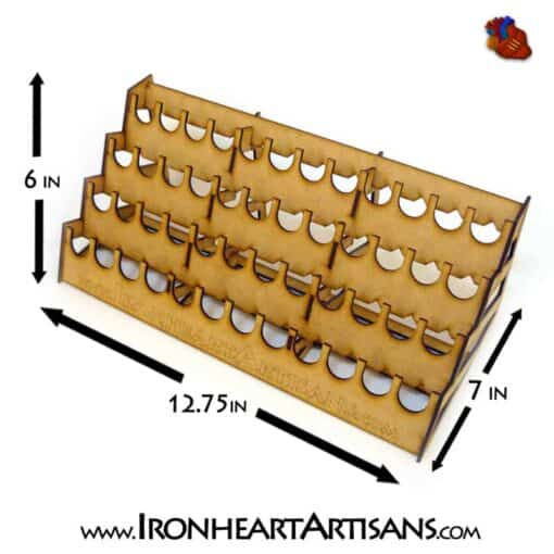 Inverted 48 Dropper Bottle Paint Rack - Image 3