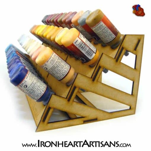 Inverted 48 Dropper Bottle Paint Rack - Image 2