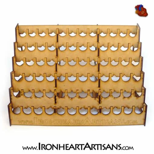 Inverted 72 Dropper Bottle Paint Rack - Image 4