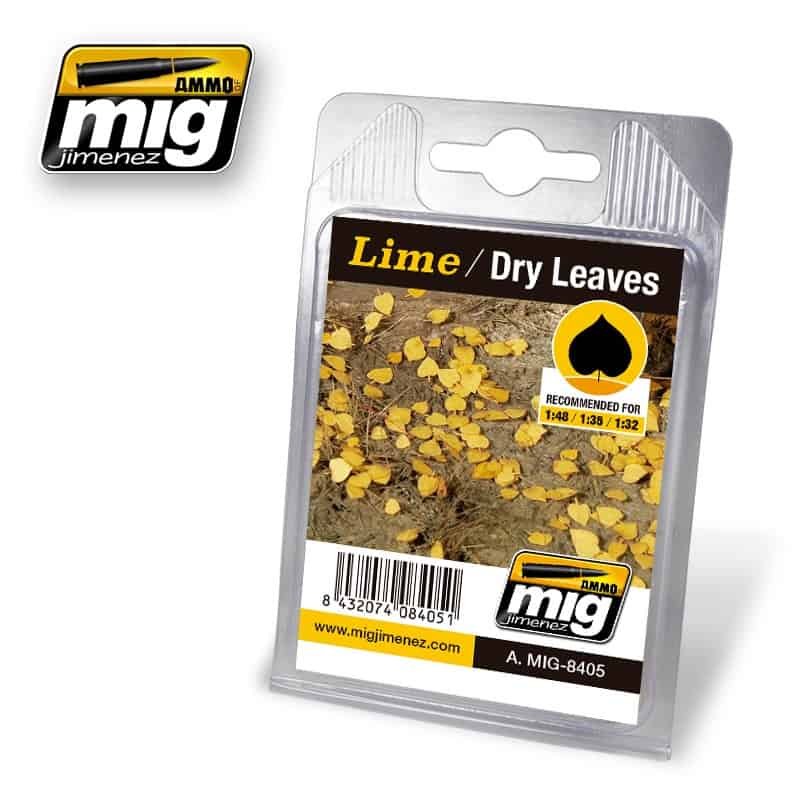 Lime - Dry Laser Cut Leaves