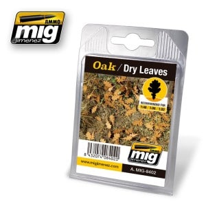 Oak - Dry Laser Cut Leaves