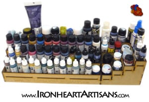 4 tier corner paint rack