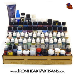 6 tier paint rack