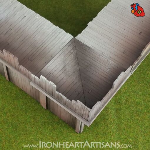 Modular Fort Corner for Kings of War