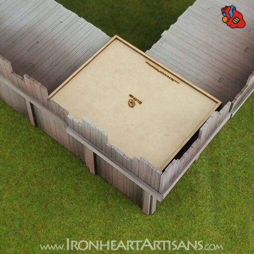 Modular Fort Corner for Kings of War