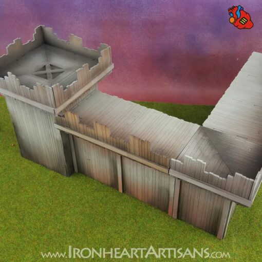 Modular Fort Short Wall for Kings of War