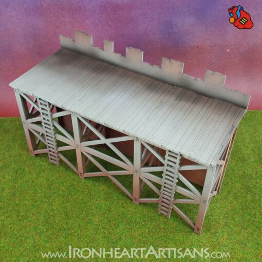 Modular Fort Long Wall for Kings of War