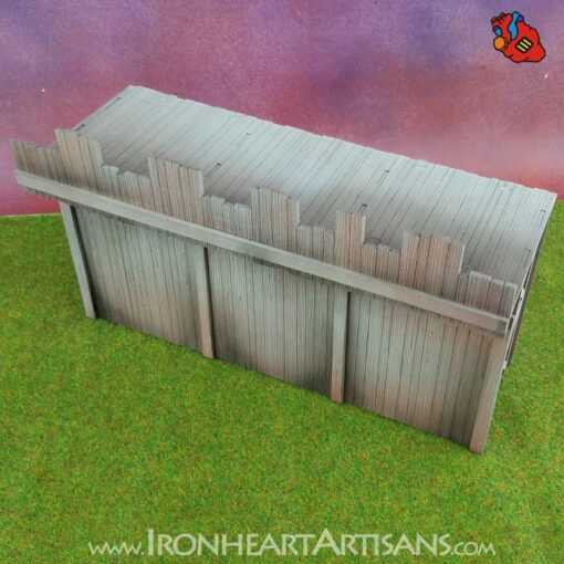 Modular Fort Long Wall for Kings of War