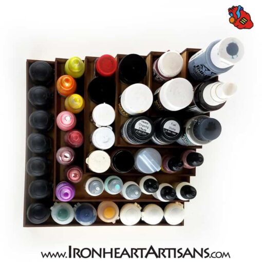 6 Tier Stepped Outside Corner Paint Rack - Image 4