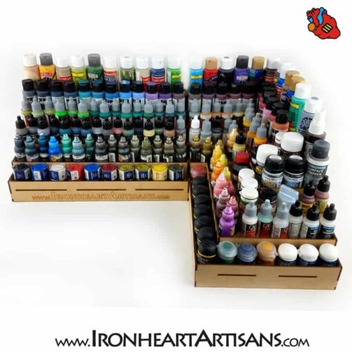 6 Tier Stepped Outside Corner Paint Rack - Image 5