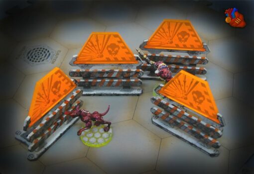 Blasting Zone Barricades 28mm Scale Terrain - Image 2