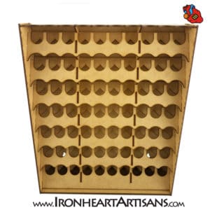 Wall Mount inverted dropper bottle rack