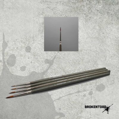 BrokenToad Fugazi Series MK3 Brush – No 000 (Synthetic Hair)