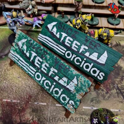 Blood Bowl Orcidas Sponsor Board
