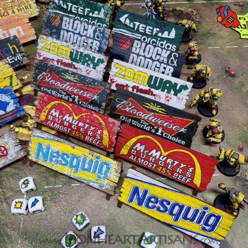 Blood Bowl Preprinted Sponsor Boards Set of 12 - Image 3
